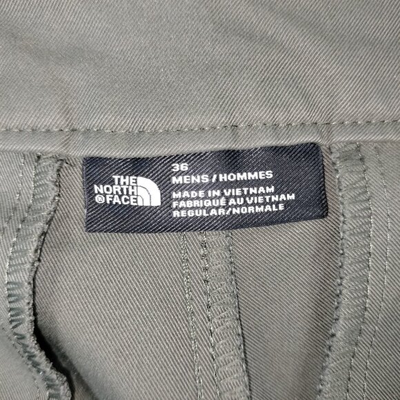 The North Face Men City Standard Modern Fit Pant Size 36x32 Green Hiking Stretch - Picture 13 of 15